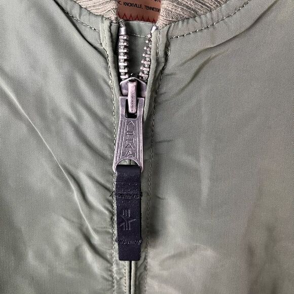 Alpha Industries MA 1 Bomber Flight Military Style Jacket Large - Picture 5 of 13